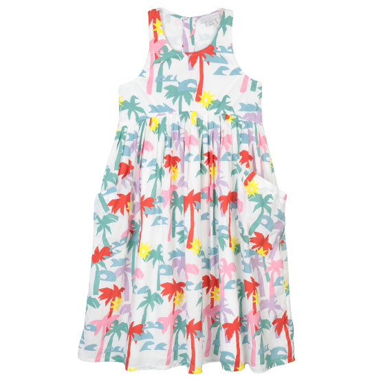 Multicol Palm Dress (4906752147519)