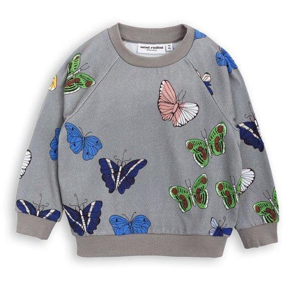 Butterflies Sweatshirt-Fille-MINI RODINI-Maralex Paris (1975963746367)