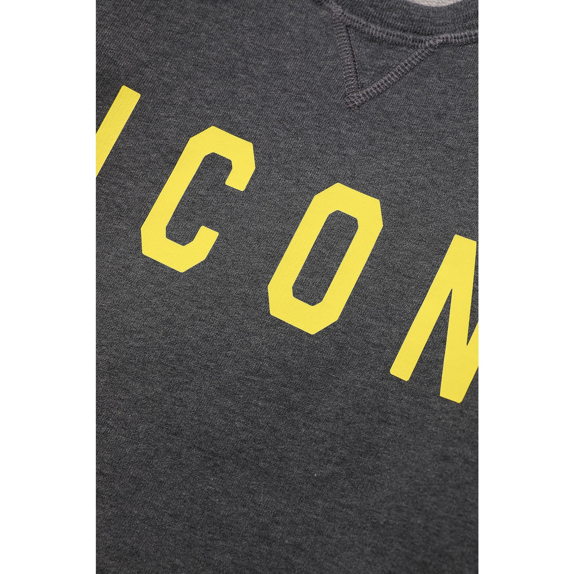 Icon Grey Neon Sweatshirt-A trier FASTMAG-DSQUARED2-Maralex Paris (1976291459135)