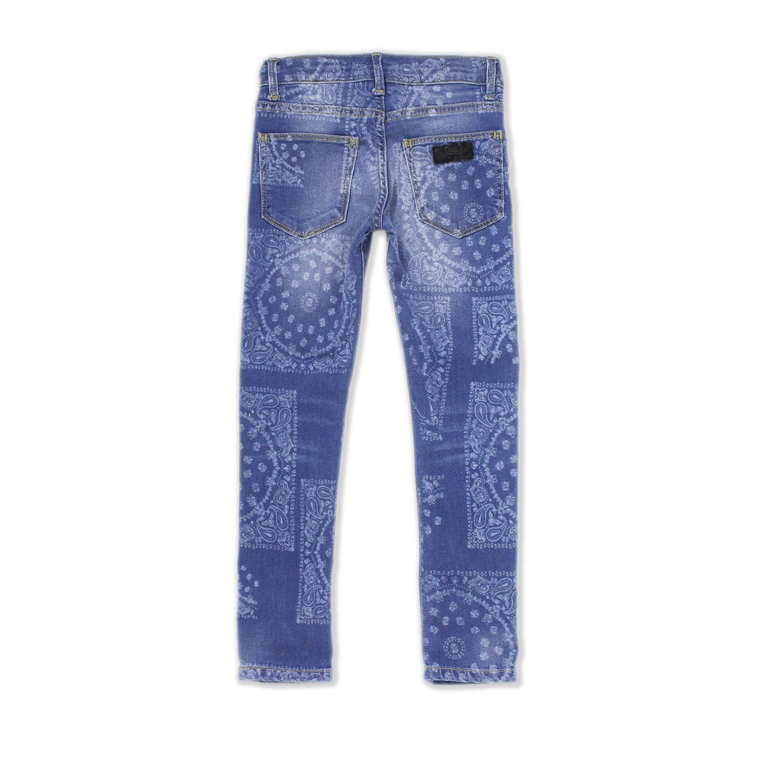 Jeans Tama Mid Blue Bandana-Fille-FINGER IN THE NOSE-Maralex Paris (1975830478911)