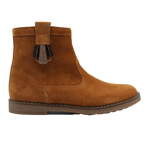 Boots Trip Arty Velours Camel (6680662507583)