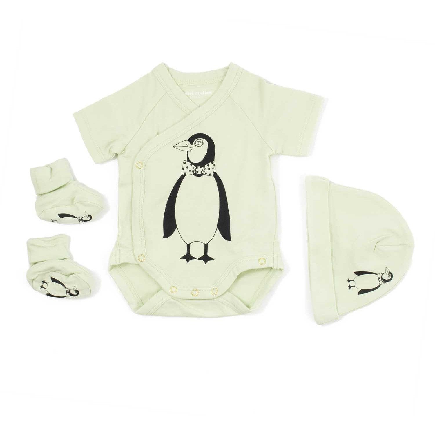 Set de naissance pingouin vert-Bébé fille-MINI RODINI-Maralex Paris (1975724015679)