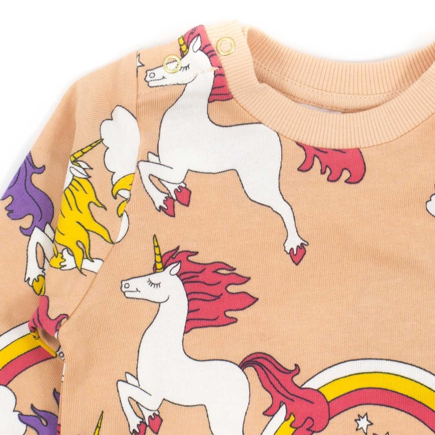 Sweatshirt Unicorn Corail-Bébé fille-MINI RODINI-Maralex Paris (1975691214911)