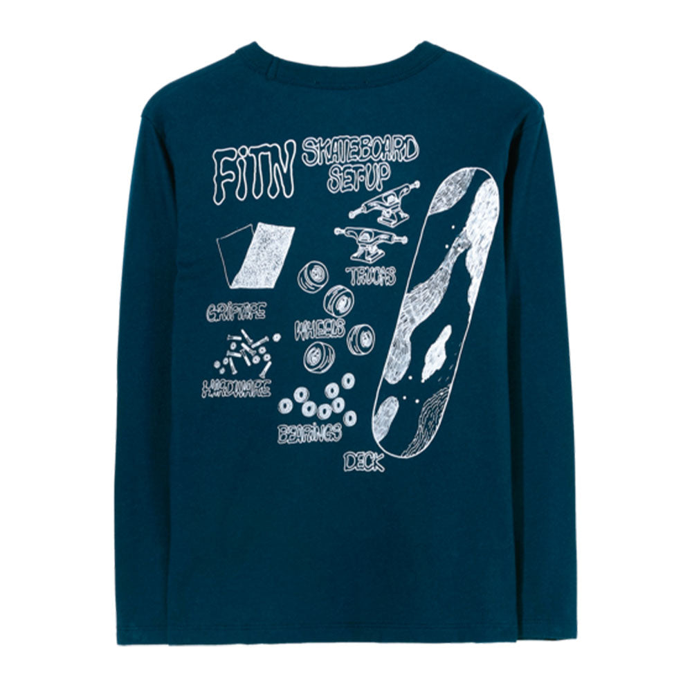 T-shirt Nico Navy Skateboard (6692398465087)