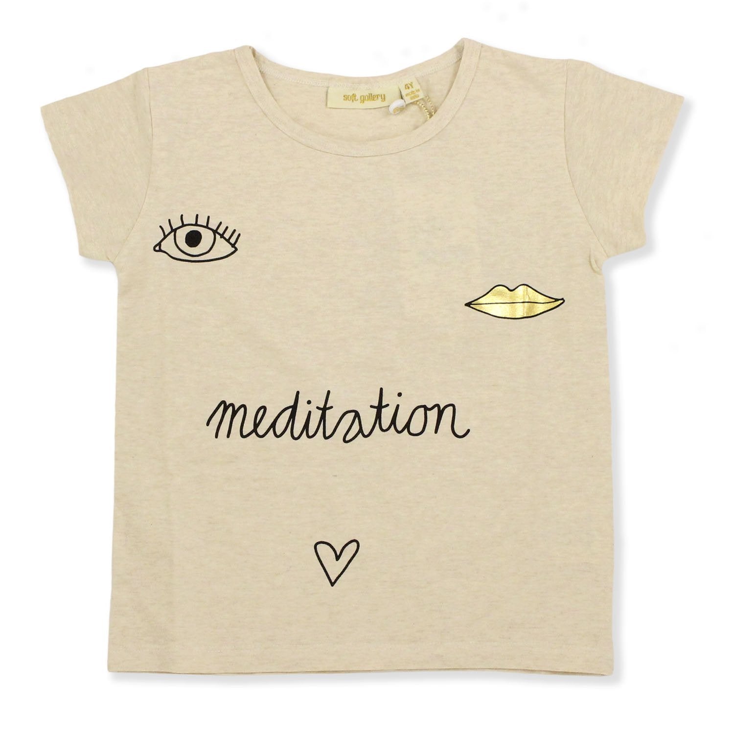 T-shirt Pilou Eyes Meditation-Fille-SOFT GALLERY-Maralex Paris (1975868293183)