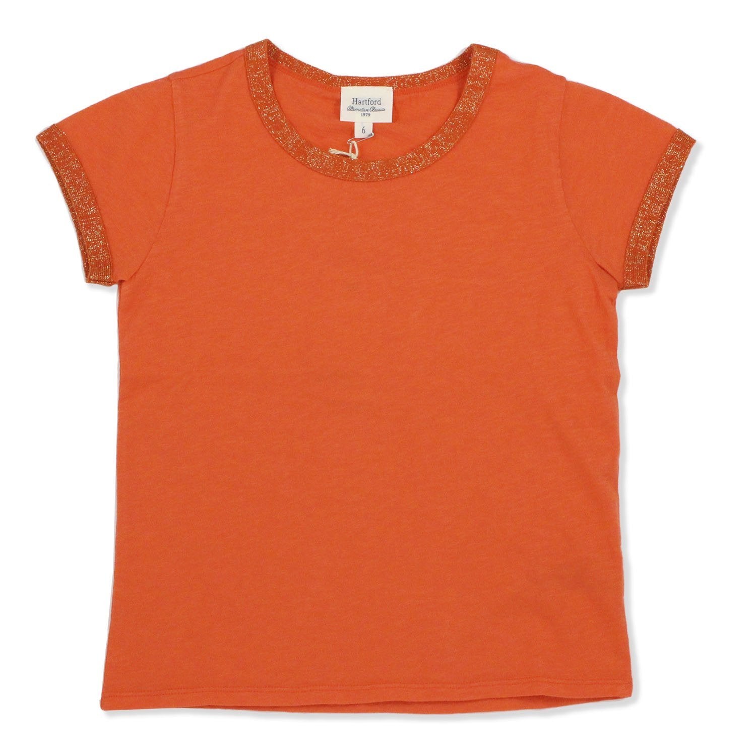 T-shirt tinette girl orange-Fille-HARTFORD-Maralex Paris (1975843815487)